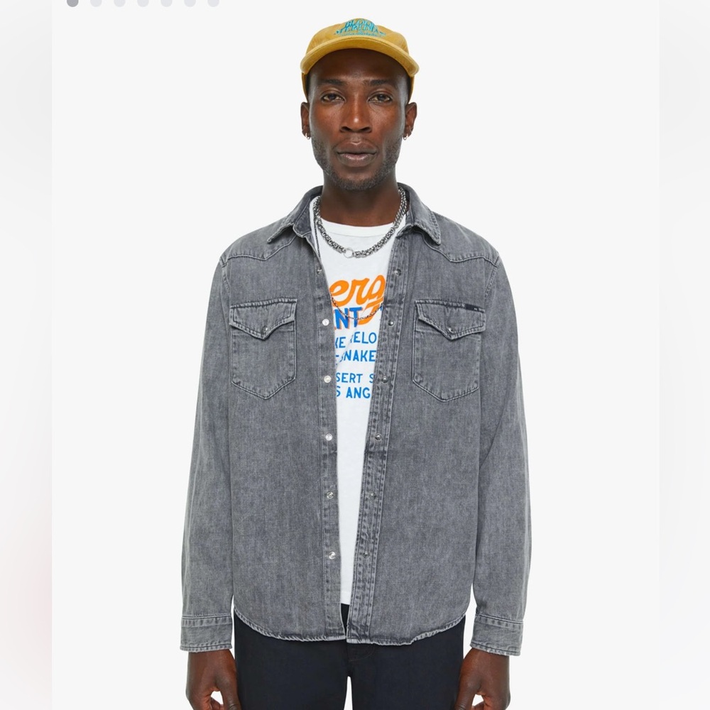 Mother Mr The City Slicker Button Down Sz M NEW